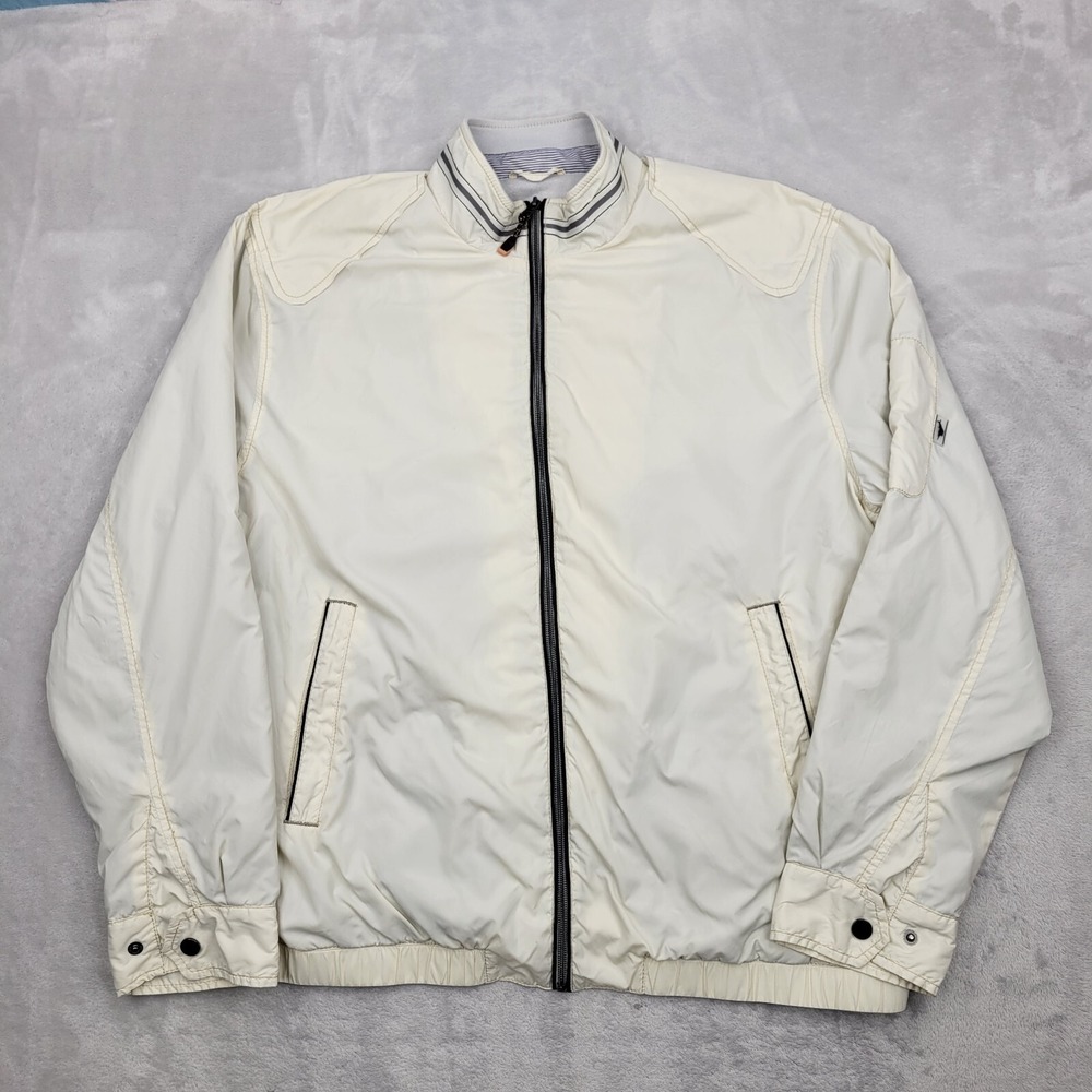 Tommy Bahama Jacket Men Large Sport Windbreaker Golf Rain Coat Wind Marlin Adult